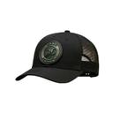 Boné Trucker Telinha Aba Curva Liso Casual De Tela Cor:Pretotamanho:UN Boné Trucker Telinha Aba Curva Liso Casual De Tela Cor:Pretotamanho:UN