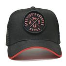 Boné Trucker Telinha Atrevidu's Country Luxo Preto/Vermelho