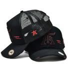 Boné Trucker Telinha Atrevidu's Country Preto/Vermelho