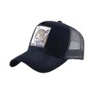Boné Trucker Unissex Ajustável Com Bordado De Animais, Chapéu De Beisebol Snapback Para Quatro Boné Trucker Unissex Ajustável Com Bordado De Animais, Chapéu De Beisebol Snapback Para Quatro