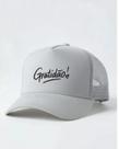 Boné Truker aba Curva estampado GRATIDÃO