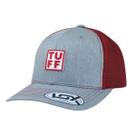 Boné Tuff Cinza Logo Vinho e Branco CAP9384100 Cor:CinzaTamanho:Unico