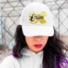 Boné umbanda Oxum aba redonda branco