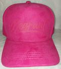 Boné Unissex Suede Rosa Bordado Degrant Forrado