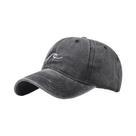 Boné Vintage De Algodão Lavado Com Bordado Em Ondas, Cor Sólida, Snapback Para Mulheres E Homens,