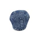 Boné vintage Gatsby Newsboy, jeans lavado unissex Boné vintage Gatsby Newsboy, jeans lavado unissex