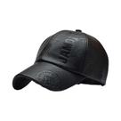 Boné Vintage Masculino De Couro PU Ajustável, Estilo Trucker, Quente Para O Inverno Boné Vintage Masculino De Couro PU Ajustável, Estilo Trucker, Quente Para O Inverno