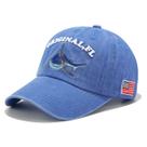 Boné Vintage Tubarão Bandeira Estados Unidos Modelo Retrô para Dia a Dia Esporte e Lazer Boné Vintage Tubarão Bandeira Estados Unidos Modelo Retrô para Dia a Dia Esporte e Lazer