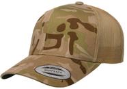 Boné Yupoong YP Classics Multicam Retro Trucker OS Boné Yupoong YP Classics Multicam Retro Trucker OS