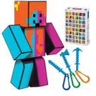 Boneca 35cm Mana Gamer + 3 Ferramentas+Chaveiro+Jogo Memória