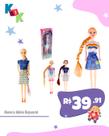 Boneca Abbie Rapunzel Modelo 1 Art Brink
