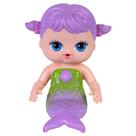 Boneca Acqua Marina Sereia Menina De Vinil Macio - Super Toys