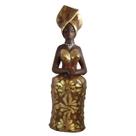 boneca afro baiana com glitter dourada arte 6