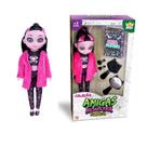 Boneca Amigas Monster com Caixa Surpresa e Acessórios Infantil 2470 Boneca Amigas Monster com Caixa Surpresa e Acessórios Infantil 2470