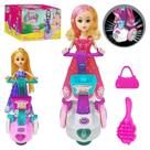 Boneca Amy Beleza no Patinete Bate e Volta Com Luz e Som Art Brink