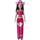 Boneca Ana Castela 40cm com Chapéu Botas e Tatuagens Baby Brink Boneca Ana Castela 40cm com Chapéu Botas e Tatuagens Baby Brink
