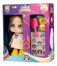 Boneca Ana Caverna Encantada Diver Toys Articulada Acessório