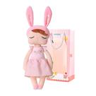 Boneca Angela Metoo Doll Original Camponesa Pink 35cm com Sacola