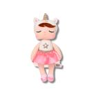 Boneca angela zoo unicornio 33 cm - metoo