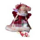 Boneca Anjo Pendente Natalino Enfeite Decorativo p/ Árvore