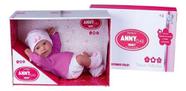 Boneca Anny Doll Baby Menina Reborn C/ Certidão Fralda