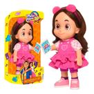 Boneca Articulada - 30 cm - Maria Clara e JP - Maria Clara - 14 Frases - Baby Brink