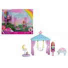 Boneca Articulada Barbie Dreamtopia Princesa Chelsea Balanço Nas Nuvens Com Acessórios e Pet - Mattel Boneca Articulada Barbie Dreamtopia Princesa Chelsea Balanço Nas Nuvens Com Acessórios e Pet - Mattel