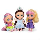 Boneca Articulada Cabelos Longos Fashion Modelo Infantil - Castela