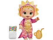 Boneca Baby Alive Bebessauro Loira Dino Cuties Hasbro F0933