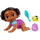 Boneca Baby Alive Engatinha e Brinca Tilly Tinker +40 Sons Negra F9711 - Hasbro