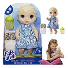 Boneca Baby Alive Hora Do Xixi Loira Hasbro Fralda Brinquedo