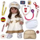Boneca Baby Alive Realista 100% Silicone Bolsa Maternidade