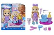 Boneca Baby Alive Salão de Beleza de Espuma - Sudsy Styling - Loira - Com 10 Acessórios - Hasbro - F5112