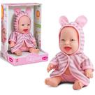 Boneca Baby Babilina Roupão de Banho 23cm Vinil Articulada na Caixa Bambola Original