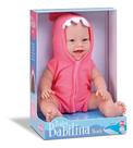 Boneca Baby Babilina Shark c/ Roupão de Banho Tubarão Reborn - Bambola Brinquedos