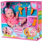 Boneca Baby Ninos Cuidar é Amar - Reborn - c/ Acessórios