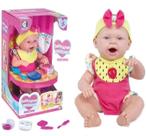 Boneca Baby Ninos Hora Do Lanche Reborn Cotiplas 2406
