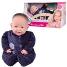 Boneca Baby Ninos Infantil Bebê Reborn 50cm Para Meninas e Meninos Articulado Peso de Bebezinho