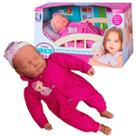 Boneca Baby Ninos Infantil Bebê Reborn 50cm Para Meninas e Meninos Articulado Peso de Bebezinho