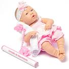 Boneca Baby Ninos Recém Nascida Bebê ReBorn com Acessórios Cotiplás