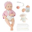 Boneca baby real flofy com manta - dm brasil Boneca baby real flofy com manta - dm brasil