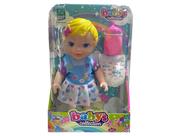 Boneca Baby's Collection Alive Faz Xixi Loira St467