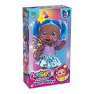 Boneca Baby's Collection Butterfly Negra - Roxa - 513 - Super Toys