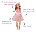 Boneca Bailarina Isabelly Canta Música 77cm - Brink Model