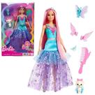 Boneca Barbie A Touch Of Magic Com Pets - Mattel Cor:Malibu Rosa
