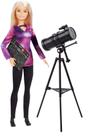 Boneca Barbie Astrôfisica - Com Telescópio e Mapa Estelar