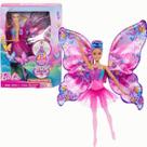 Boneca Barbie Bailarina e Borboleta 2 em 1 30Cm Mattel