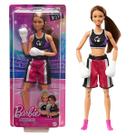 Boneca Barbie Boxeadora Profissionais Esportistas HKT71 - Mattel