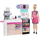 Boneca Barbie Cafeteria Com Acessórios Gmw03 Mattel