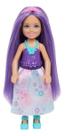 Boneca Barbie Chelsea Dreamtopia Princesa Cabelo Lilás